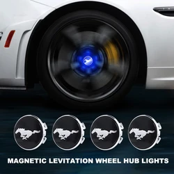 For Ford Mustang Equator Sport Explorer Escape Mondeo Tourneo Escort Taurus Territory Levitation Car LED Wheel Hub Light 54mm