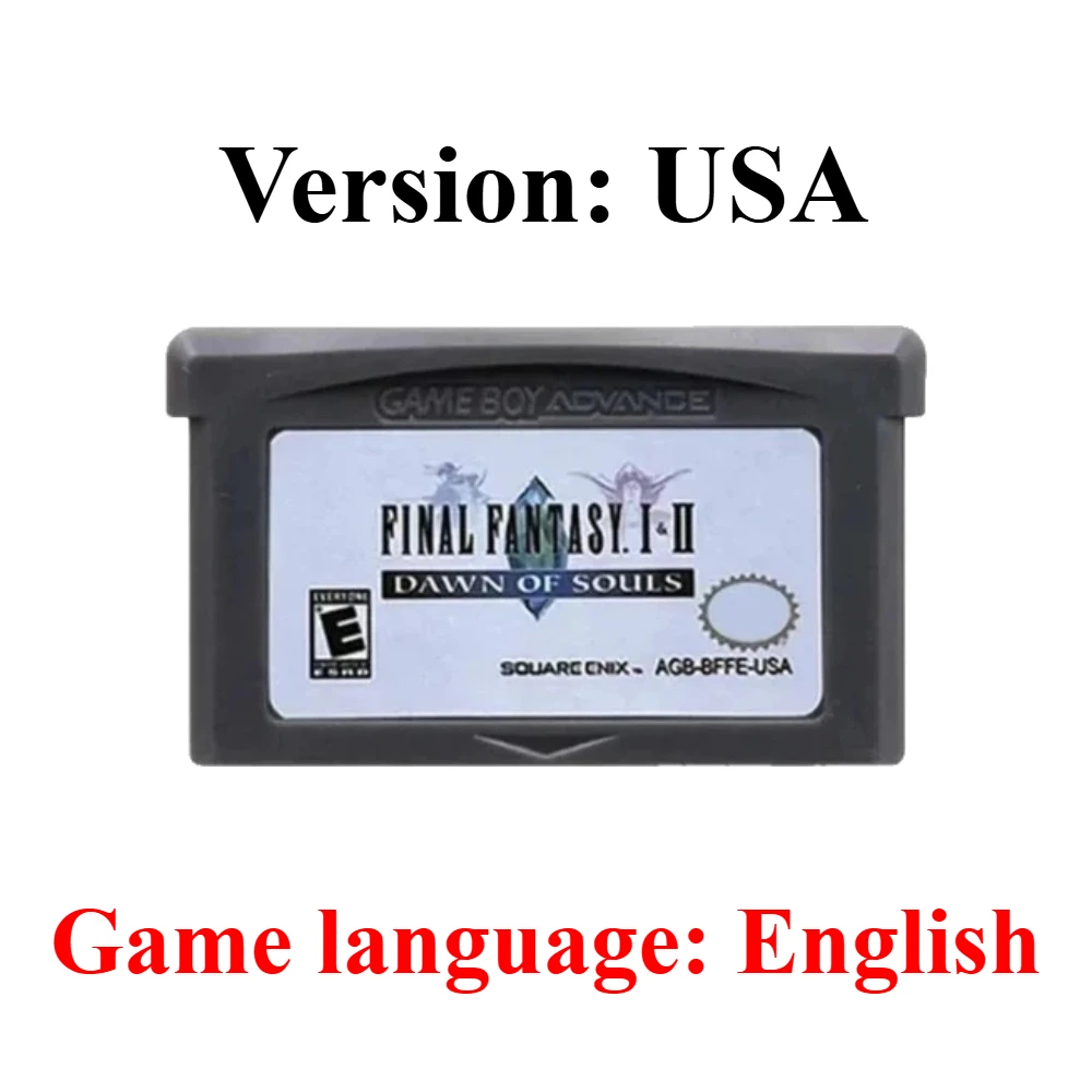 GBA Englische Spielkassette Final Fantasy Advance Wars Metroid Kirby Golden Sun Doom of Fire für GBA SP Spiel Klassische Spielkarte – Detail 7