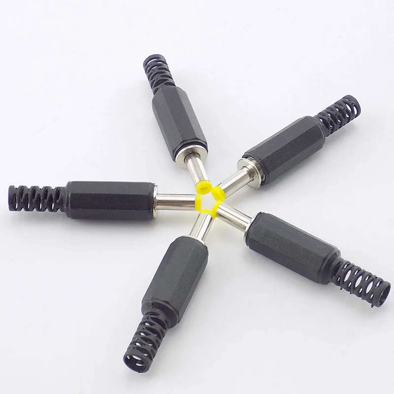 5pcs DC male Plug 4.0mm*1.7mm power jack adapter Electrical Socket Outlet Power jack Connector Welding Plugs Audio DIY Parts