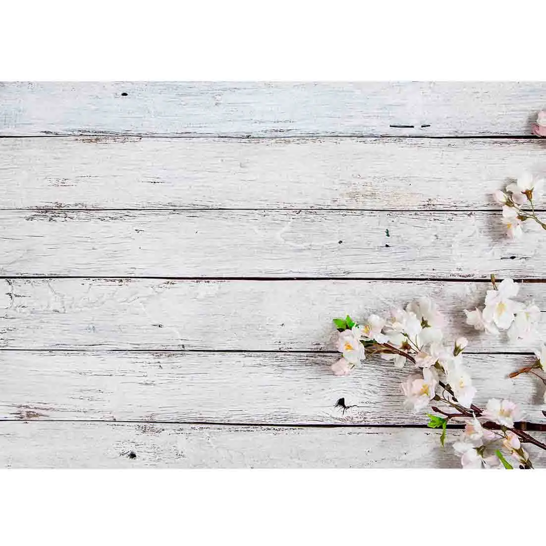 SHENGYONGBAO Art Fabric Photography Backdrops Props Flower  Wooden floor  Photo Studio Background  ZLDT-20