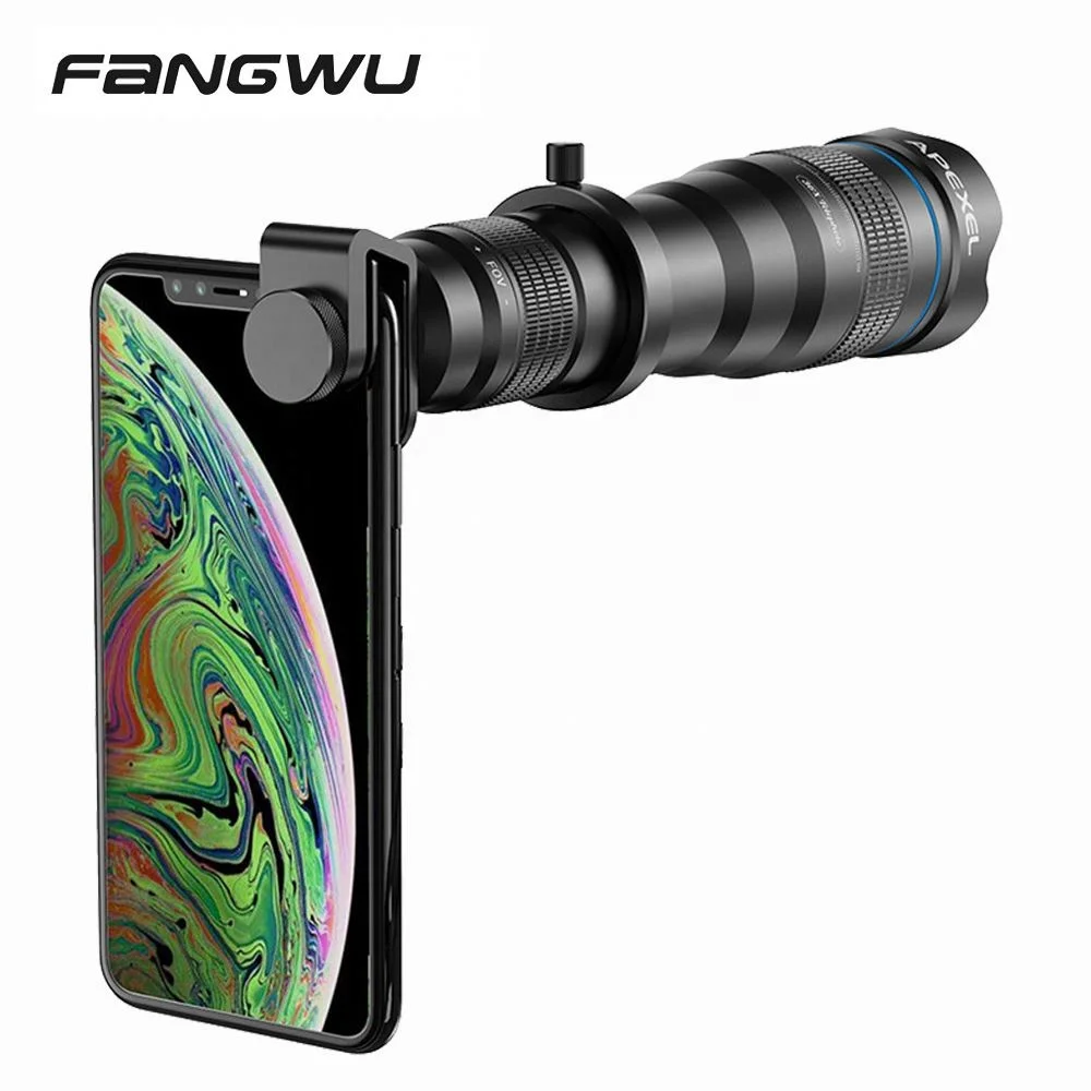 OEM Smartphone Camera Lens 36x Telephoto Telescope Lens Monocular Selfie Tripod for All Cell Phone