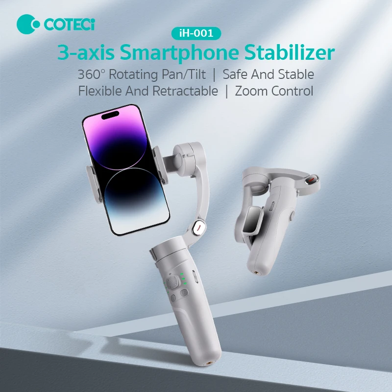 

COTECi mobile phone stabilizer three-axis handheld gimbal anti-shake face tracking live shooting balance bracket selfie stick