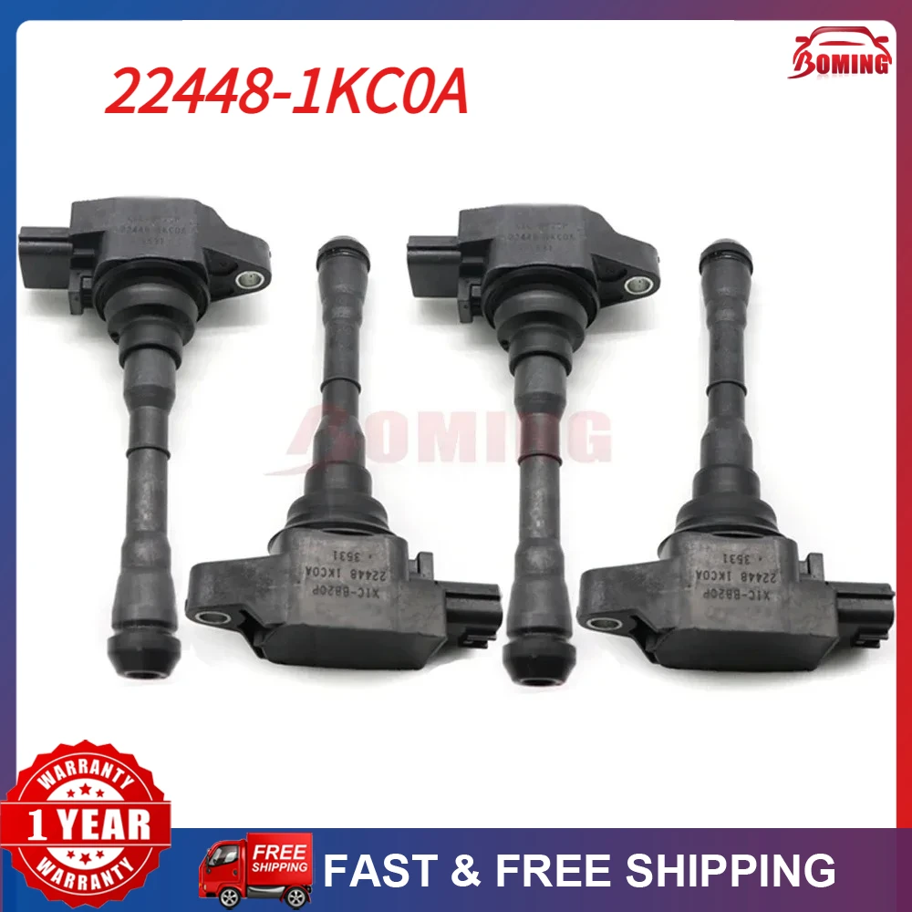 

Car Ignition Coil Replacement 22448-1KC0A for Nissan Juke Sentra Rogue Sport 1.6L 2011-2019 22448 1KC0A 224481KC0A