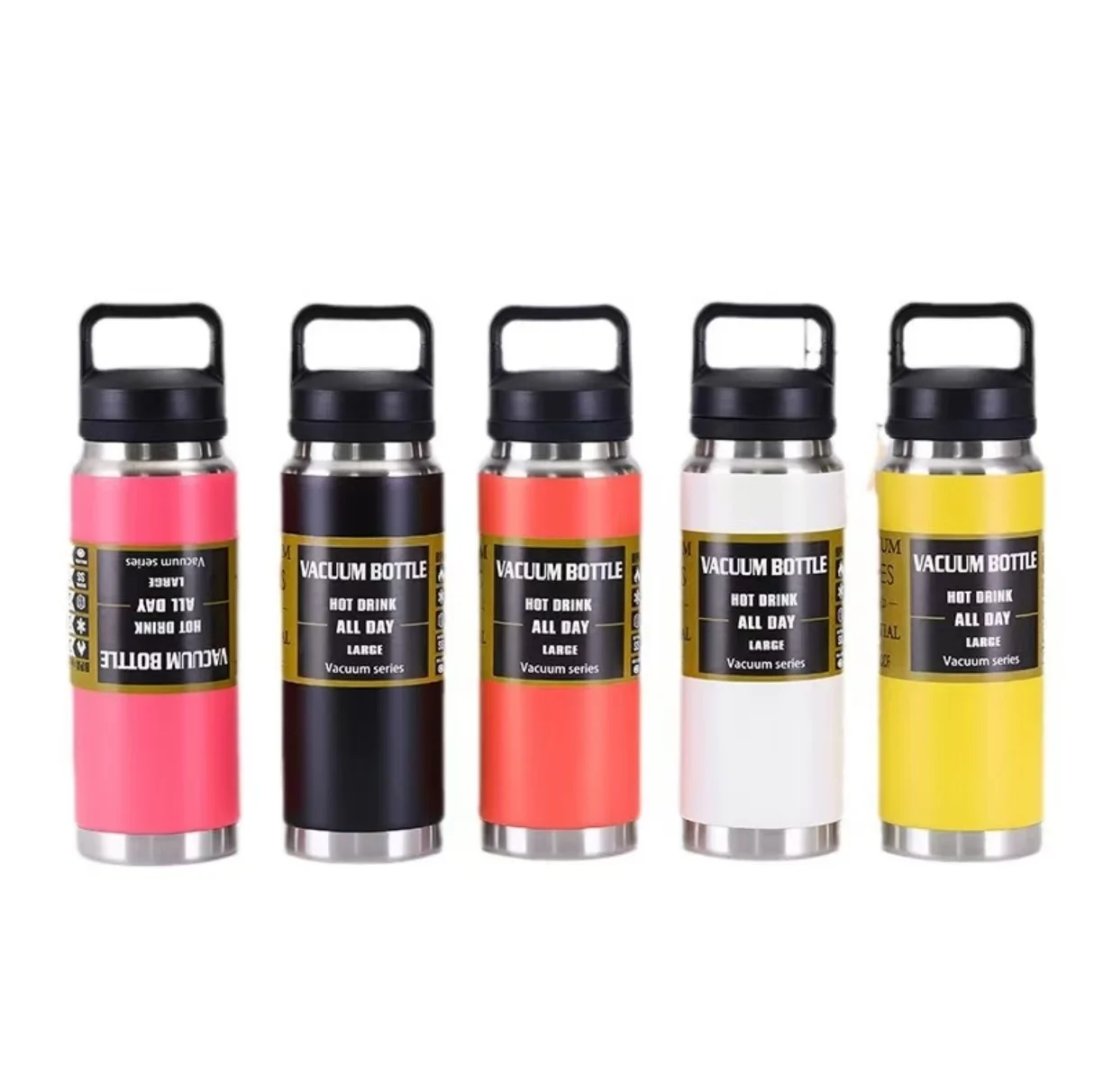 Hot-selling 304 stainless steel insulated water bottle, portable for outdoor use with a handle, suitable for sports
