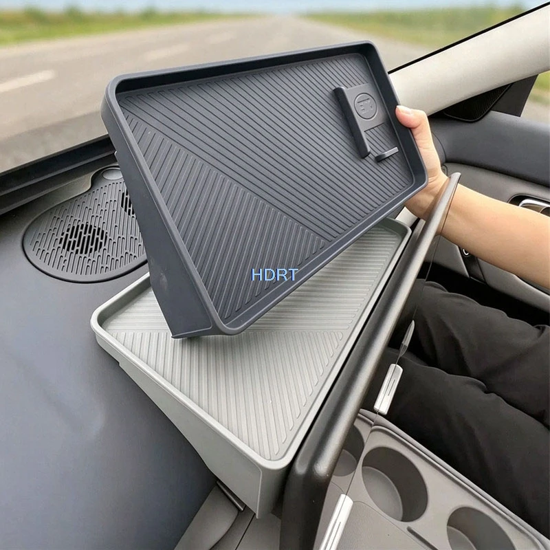 For Leapmotor B03X A10 2026 + Car Styling Screen Rear Storage Box Dust Proof Pad Container Case Organizer Tray Cover Accessories