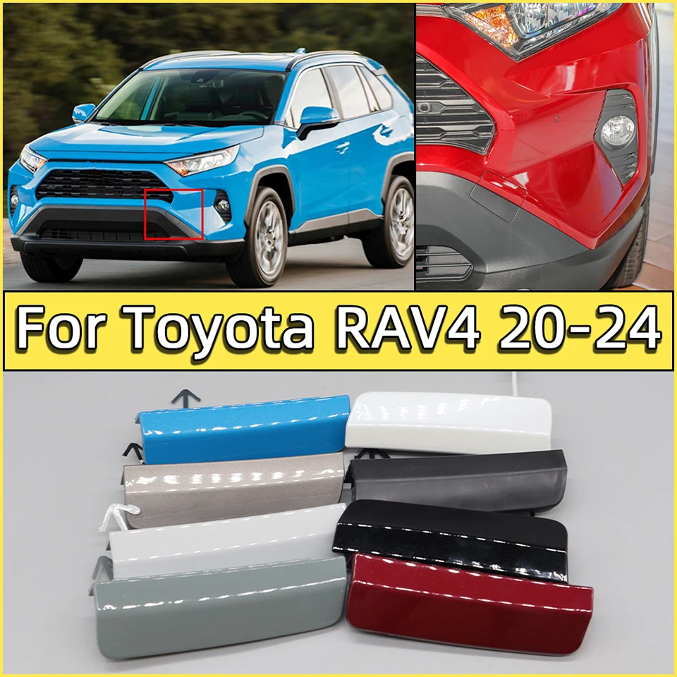 

Auto Parts Front Bumper Tow Hook Eye Cover Cap For Toyota RAV4 RAV 4 2020 2021 2022 2023 Towing Hauling Trailer Lid Garnish