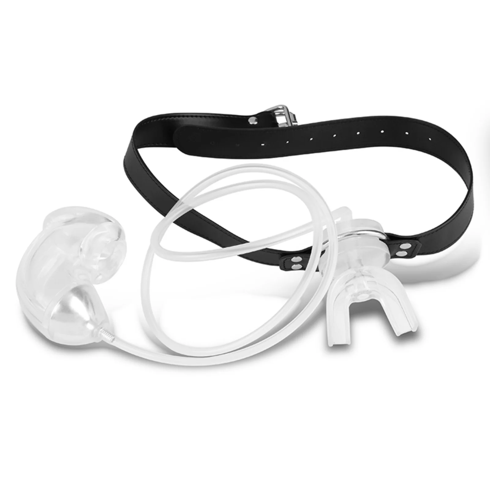 Sex Toys Couples Adult Games Leather Bandl Oral Fixation Mouth Stuffed Bondage cock ring penis plug adult bdsm Chastity CockCage view 6