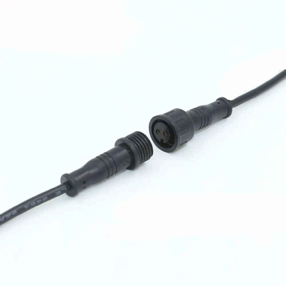 Network Communication 2Pin 3Pin 4Pin Male to Female Led Connector Black Cable 20CM 2Pin 3Pin 4Pin Jack IP67 LED Light Strips