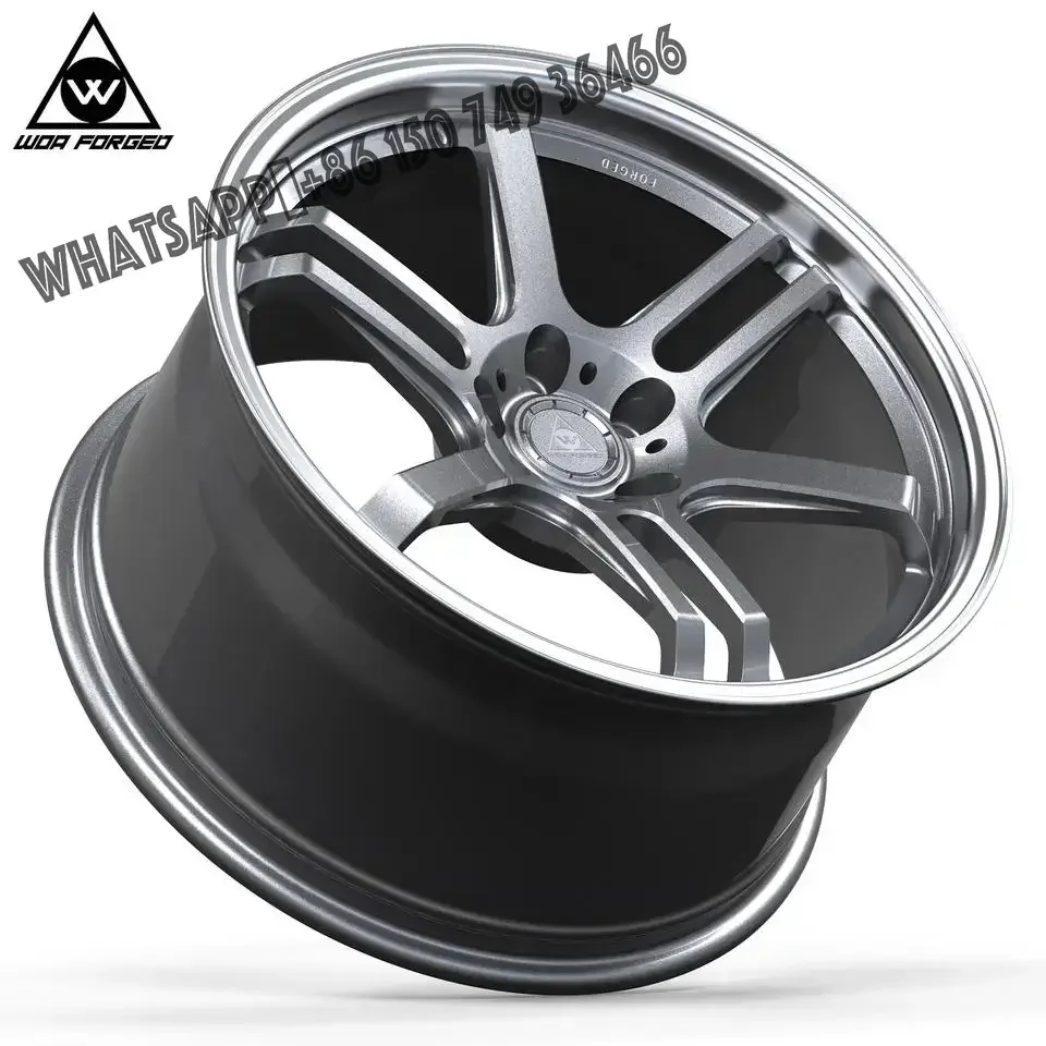 

New WOAFORGED BMW BENZ AUDI 16-22 Inch Custom Forged Double Six Stripe Wheels Deep Lip Concave Wheels Rim for hot Aluminum Rims