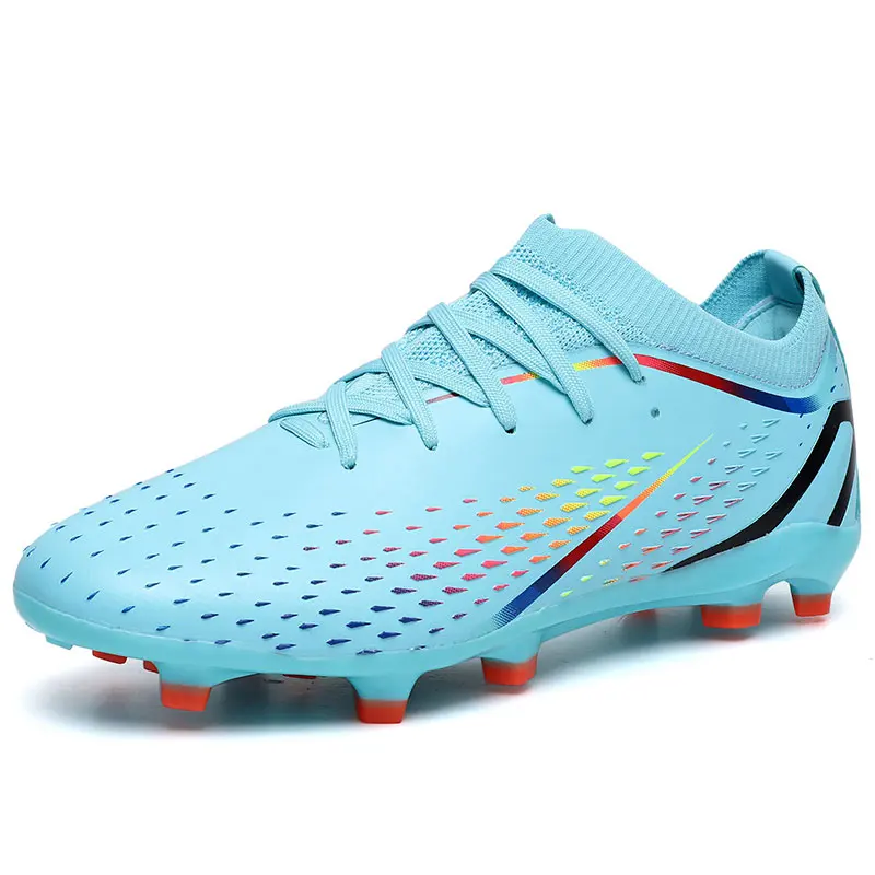 

Men's Football Field Boots FG/TF Low-top Soccer Shoes Krampon Anti-Slip Outdoor Training Ankle Soccer Cleats Long Spike Sneaker