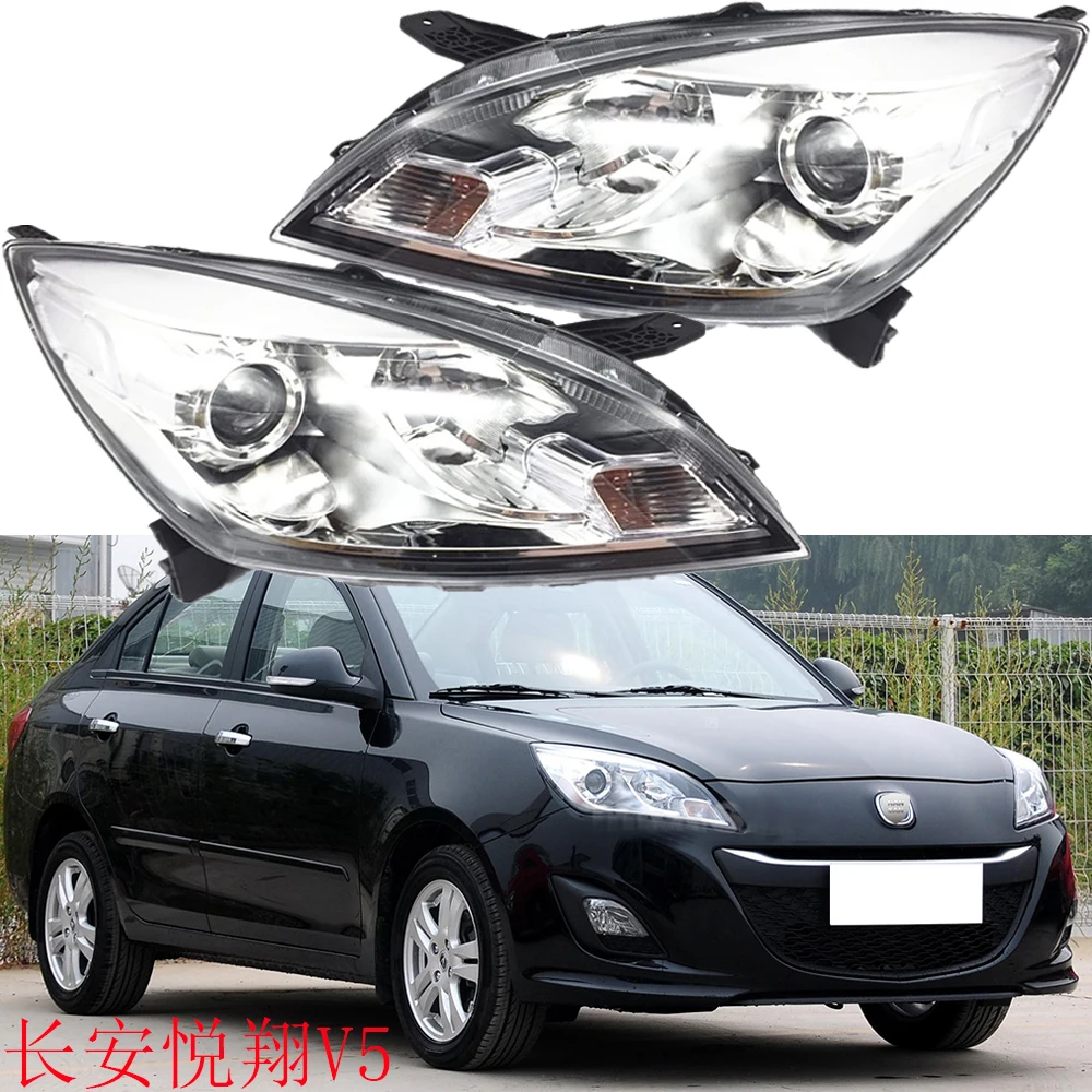 

1pcs car bumper CHANG AN headlamp for ChangAn V5 headlight 2012y car accessories head lamp ChangAn V5 fog lamp