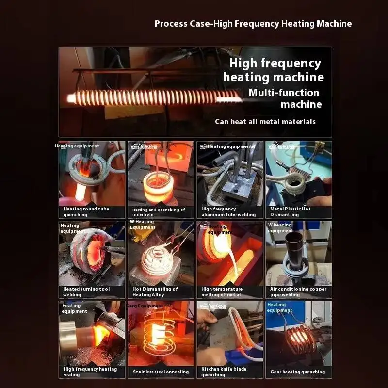 Portable High Induction Copper Tube Welding Machine Quenching Annealing Heater Heating Equipment