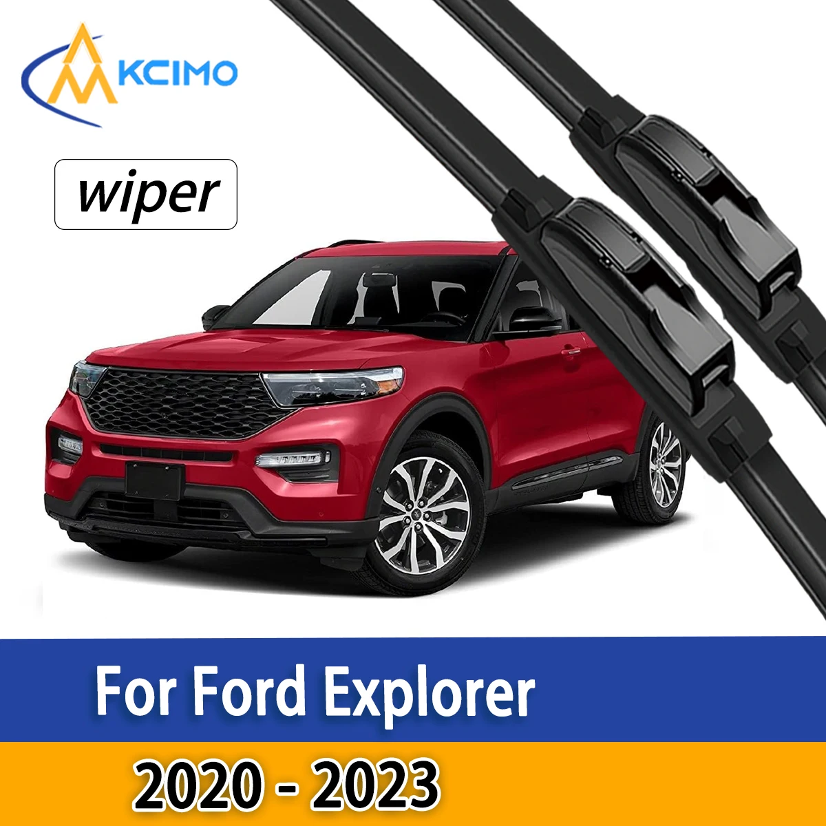 

Soft Rubber Windshield Wiper For Ford Explorer U625 2020 - 2023 High Performance Car Wipers