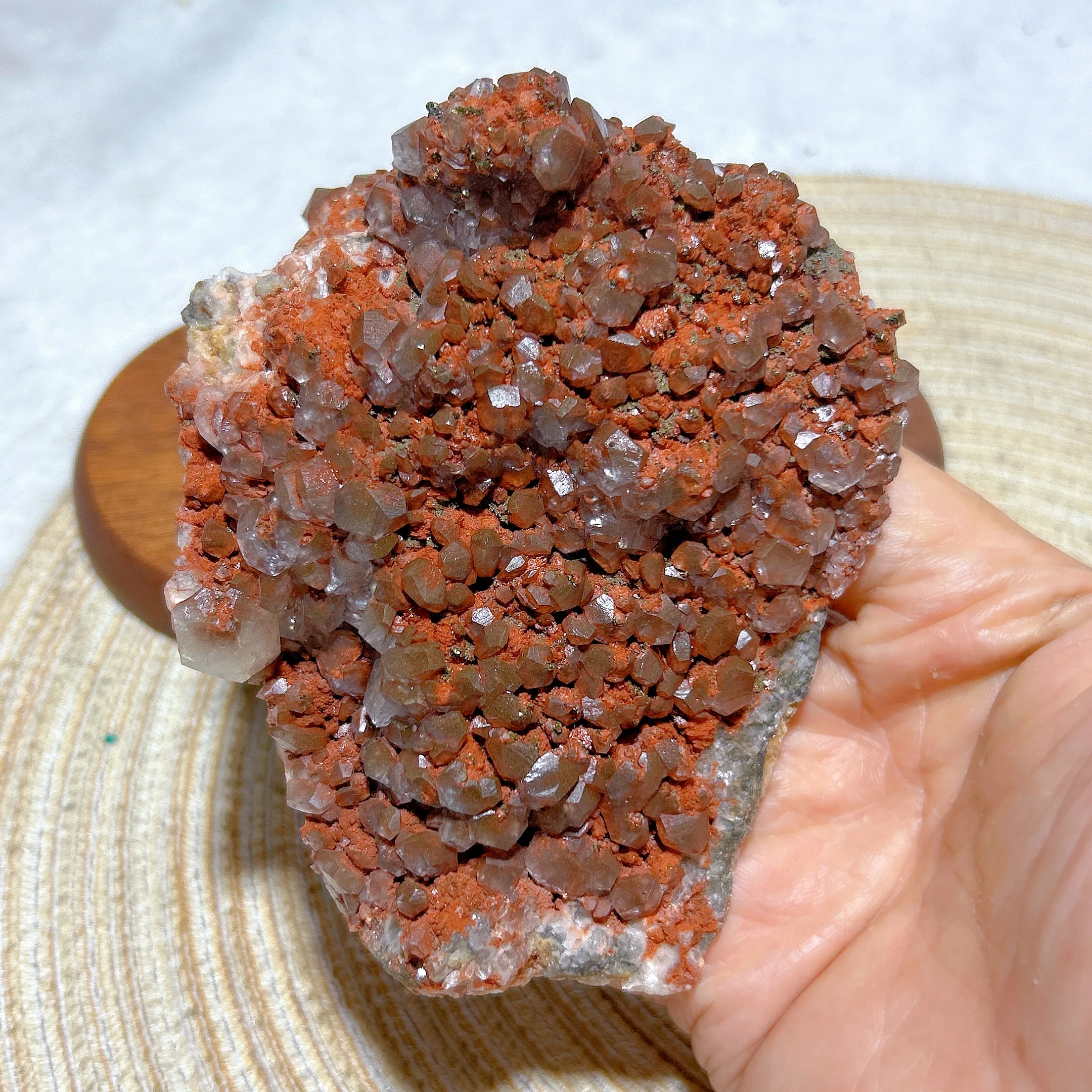 Healing Natural Crystal Diamond Druzy Calcite Specimen Raw Stone High Quality Gemstone Reiki Mineral Energy Home Decoration Gift