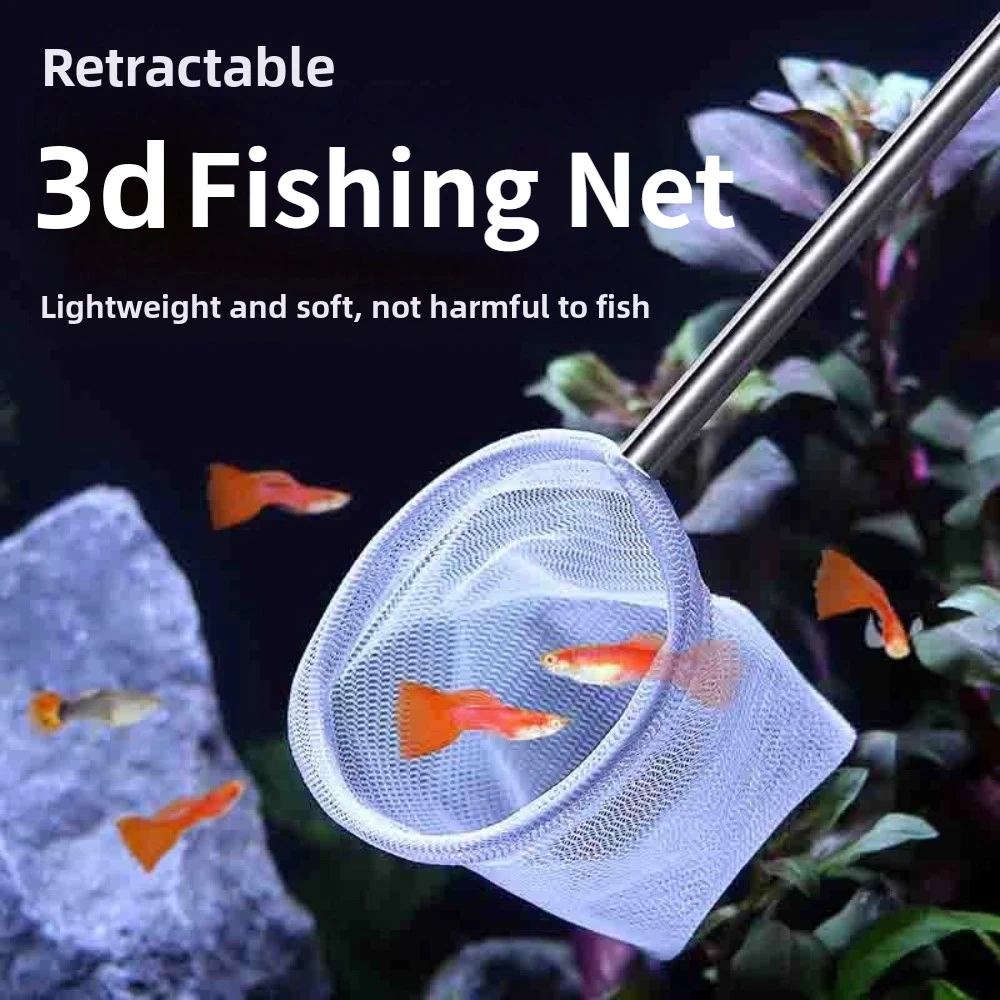 New Telescopic Pole Mini Fishi - Fish Net Handle recension och pris