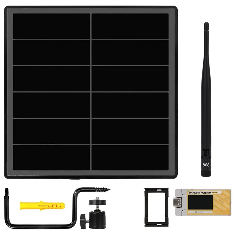 

ALIM-Meshcore Heltec Wireless Tracker V2 GPS Lorawan Solar Lora Node Repeater 28Dbm 5W Solar Panel Kit For Meshtastic