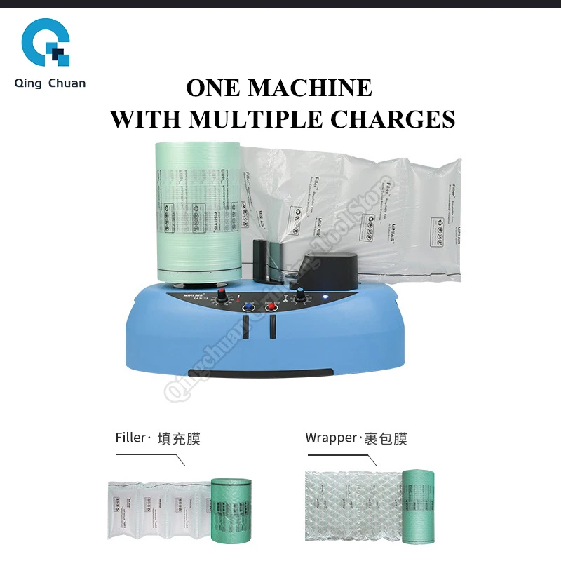 Buffer Cuscino d'aria Macchina Logistica Trasporto Imballaggio espresso Sacchetti gonfiabili Sacchetti di riempimento Gonfiatore per pellicola di zucca