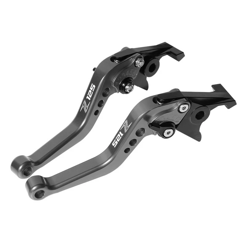 For kawasaki Z125 PRO 2015 2016 2017 2018 NINJA 125 2019 2020 2021 Motorcycle Adjustable Brake Clutch Levers Handlebar grips end view 4