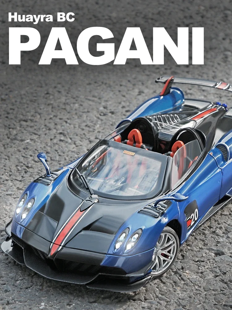 Big Size 1:18 Scale Pagani HuayraBC Sport Car Model Simulation Diecasts Toys Vehicles Kids Boys Gift Collective Home Decoration