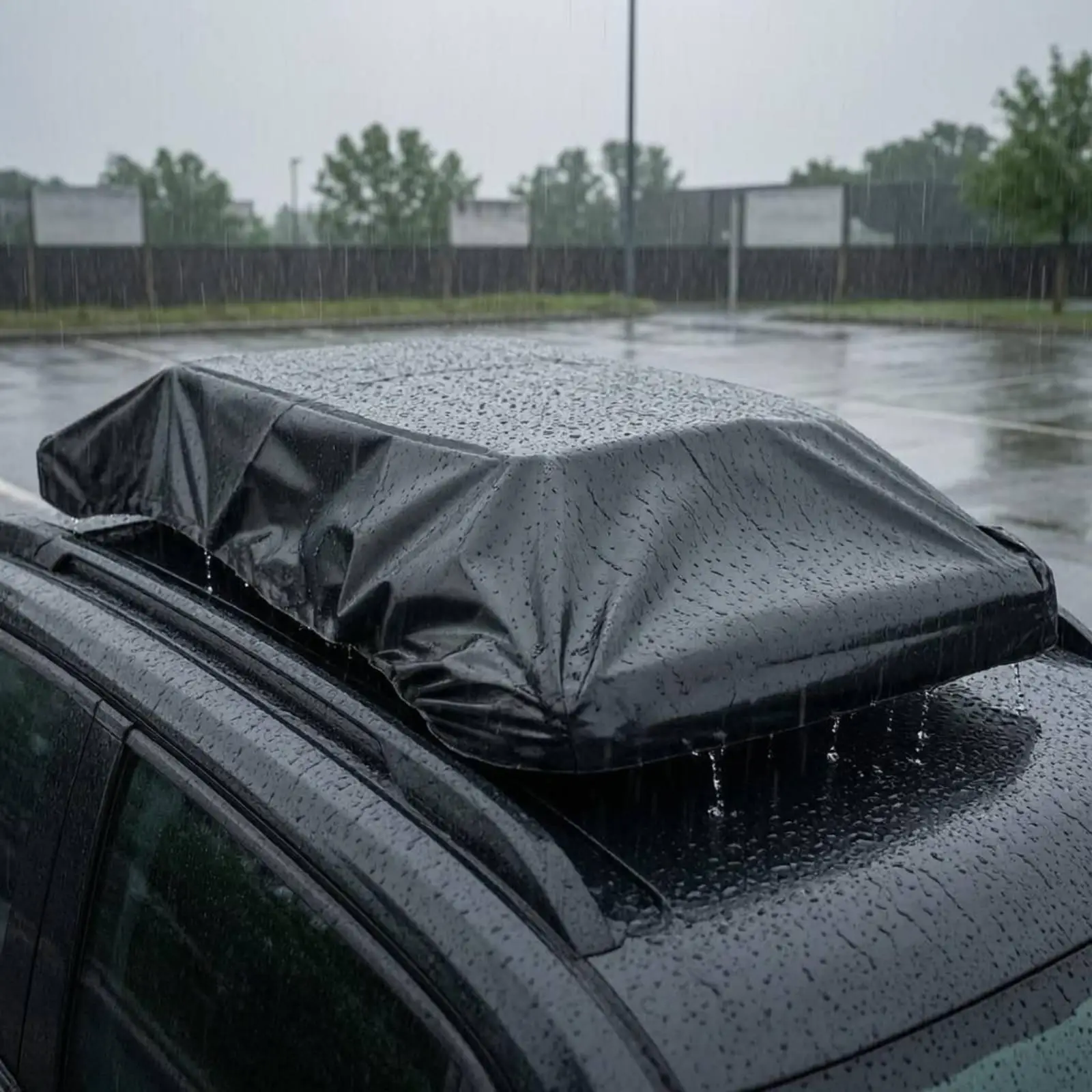 Vehicle Protective Cover Heat Resistant Car Roof Box Protective Cover for Vehicle Luggage Storage Dustproof Use