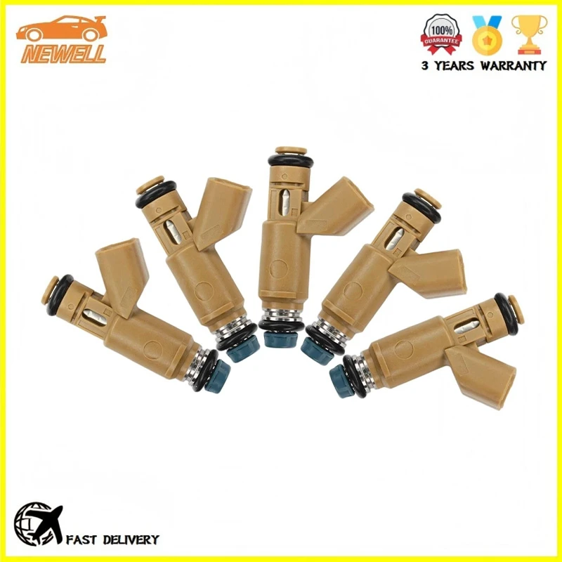 5pcs 8627815 86994506 852-12248 195500-4510 Fuel injector For 2004-2010 Volvo C30 S40 V50 2.4L