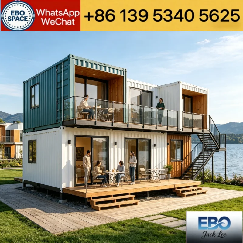 Energy Efficient Flat Pack Modular House Waterproof Anti Rust Small Shop Kiosk Storage Room Prefabricated Building