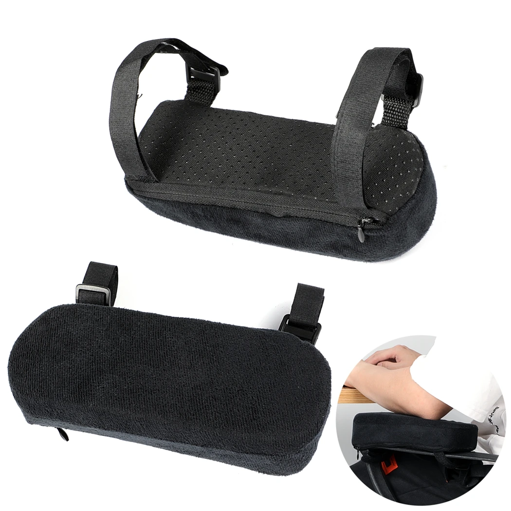 1 Pair Memory Foam Chair Armrest Pads Office Chair Arm Pads Gaming Chair Arm Rest Pillows Desk Chair Elbow Support Cushions