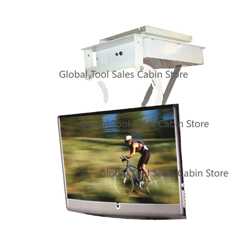 

32-75 TV Ceiling Mount 180 Degree Full Motion LCD LED TV Roof Mount Mount Bracket with Remote Control and App Control