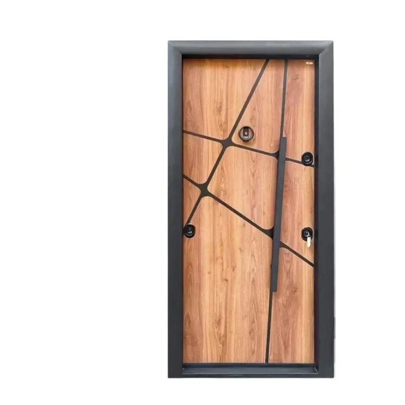 Anti Theft Iron Entry Door Household Security Door Turkish Style Special Project Steel Entrance Door for Home Protection
