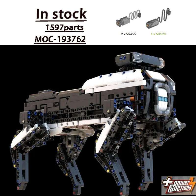 

MOC-193762 Новая классическая модель спортивного робота из строительных блоков, 1597 деталей, MOC, креативные игрушки для мальчиков, подарок на день рождения или Рождество