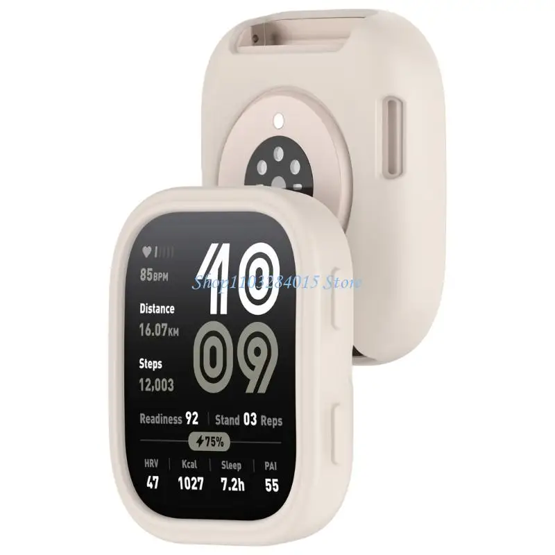 R6FF Protector Deckschale für BIP 6 Smartwatch Soft Flexible Silicon Hülle Stoßfänger Rahmengehäuse Einfache Installation
