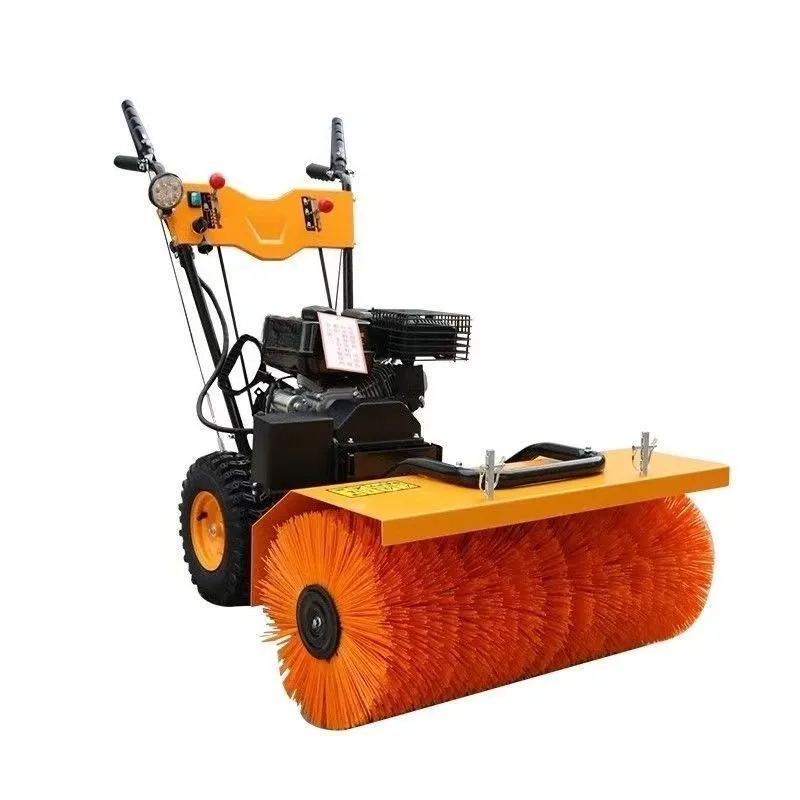 Hand push snow plow Small property community school snow thrower Multifunctional ice breaking and snow removal machine