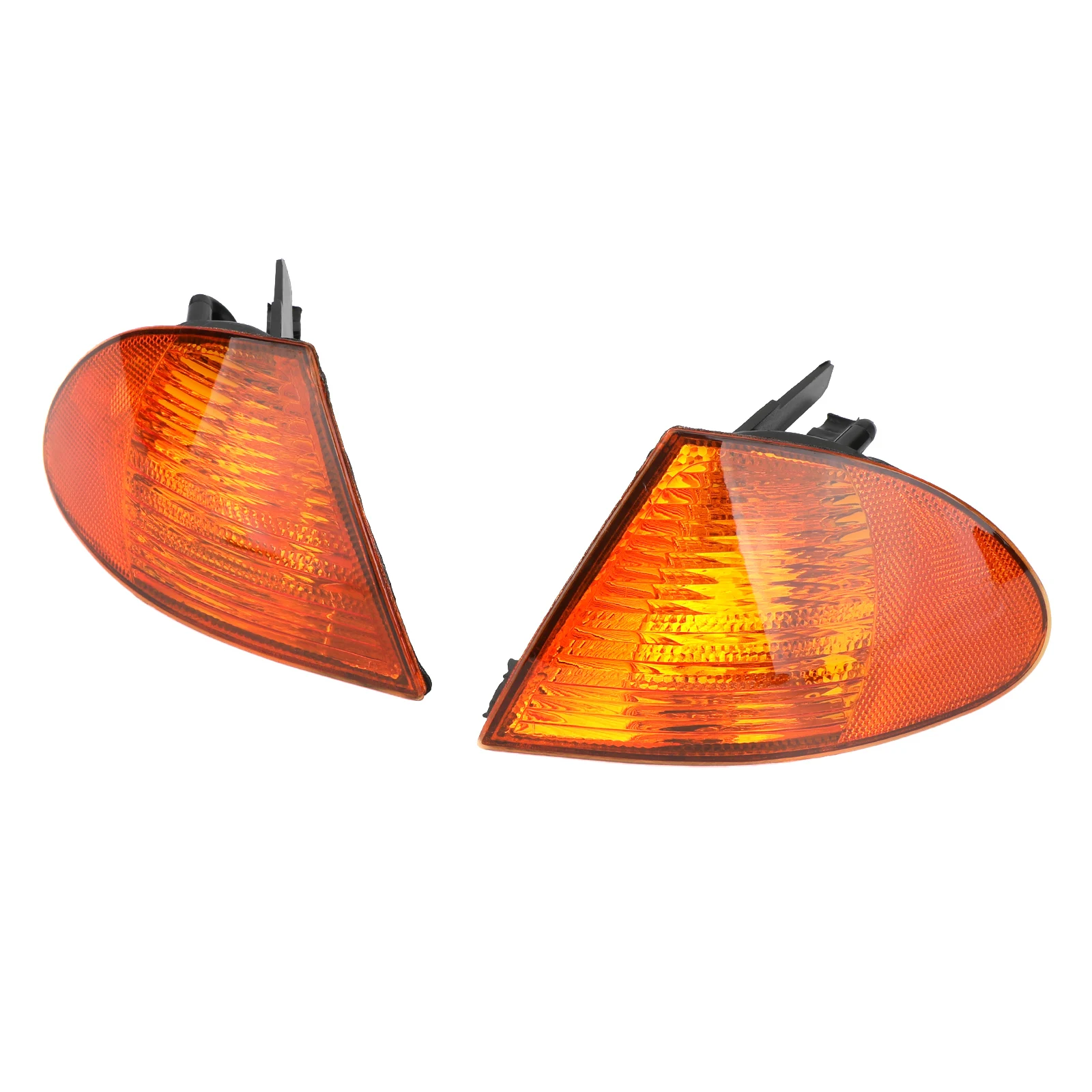Pair Amber Corner Side Light For BMW 3 Series E46 98-01 Sedan 63136902766 - Image 3