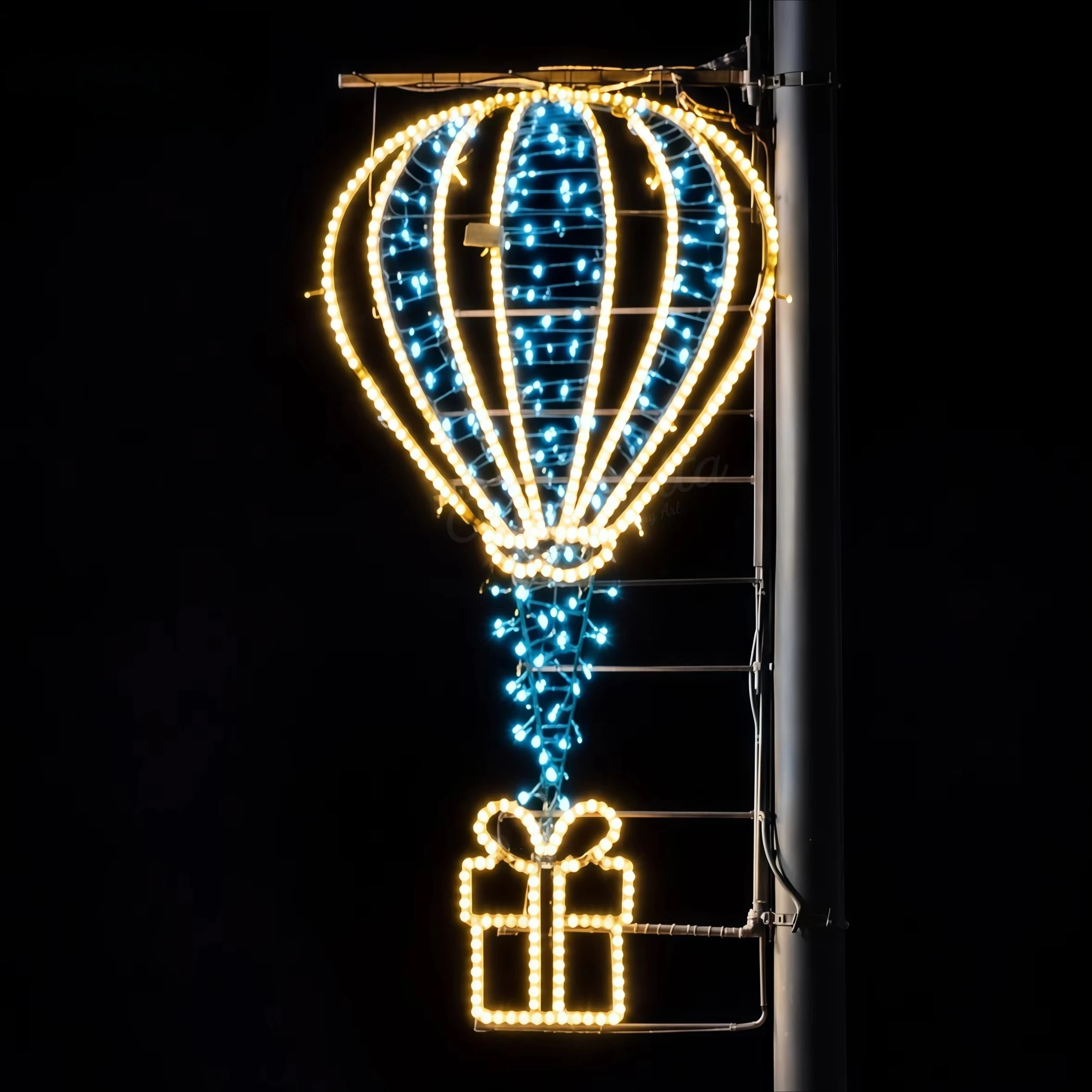 

Уличный водонепроницаемый 2D LED-светильник для столбов, декоративное освещение, уровень защиты IP65, рождественские украшения, для ландшафтного дизайна