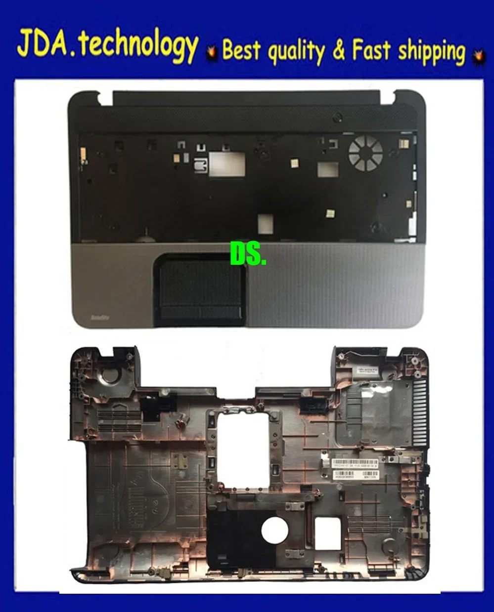 MEIARROW        New/Org C D cases For TOSHIBA L850 L855 C850 C855 C855D Palmrest Upper cover &Bottom Base Case Cover H000038850