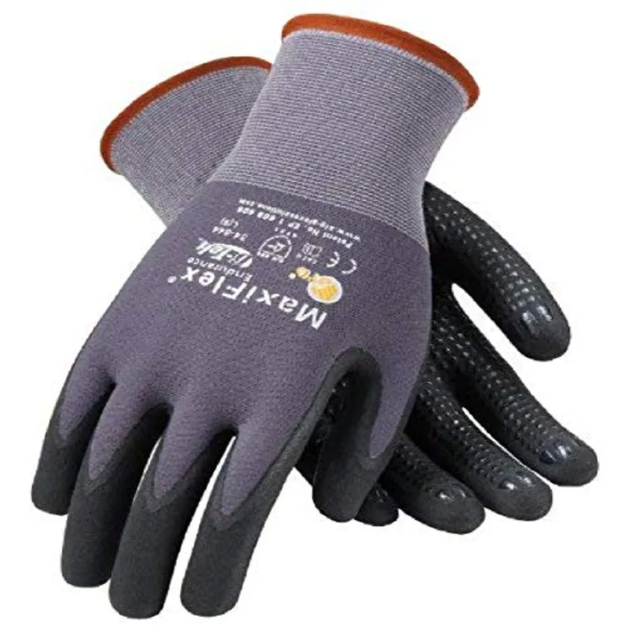 PIP 34-844/L MaxiFlex Endurance Knit Glove Large Gray Pack of 12