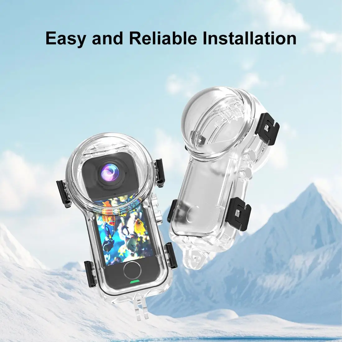 Wodoodporna obudowa do nurkowania PULUZ 50m do Insta360 X4 Air, akcesoria do kamery — zdjęcie produktu 6
