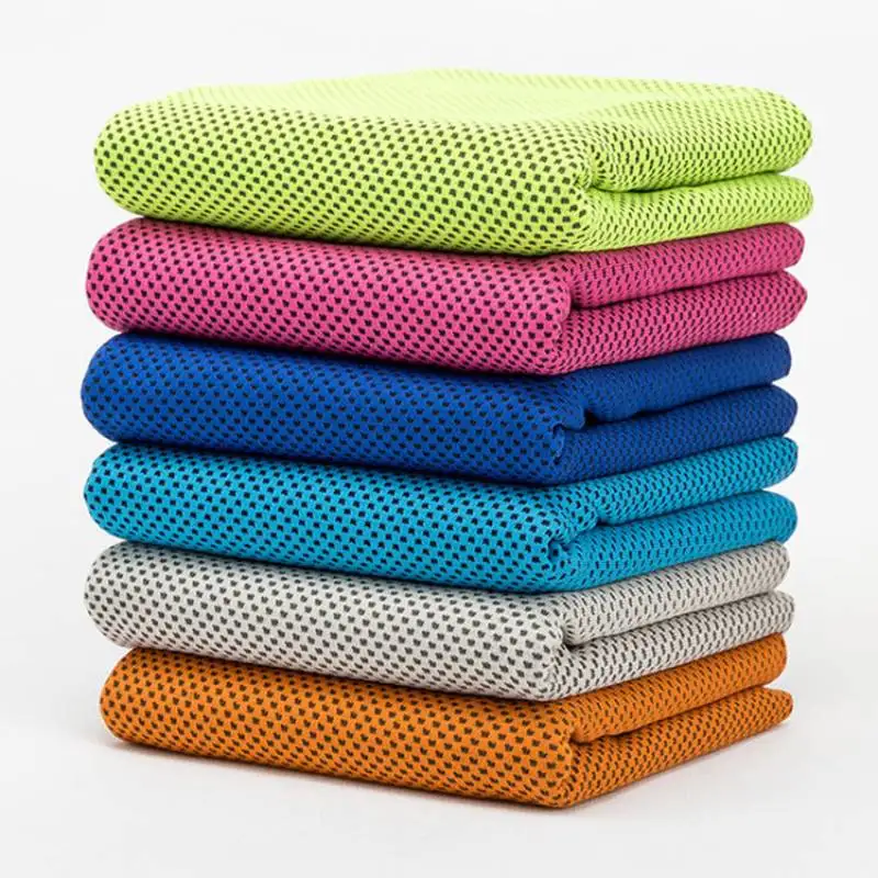 

6psc Multipurpose Microfiber Beach Towel Ice Cooling Quick-Drying Sports Towel Swimming for Gym Fitness Camping Running Towels