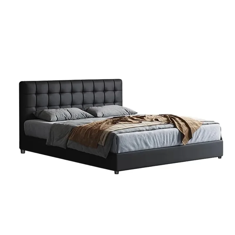 

Довольно элегантная двуспальная кровать, деревянная современная спальня для хранения вещей, роскошный дом, двойная кровать, полноразмерная мебель King Camas De Dormitorio