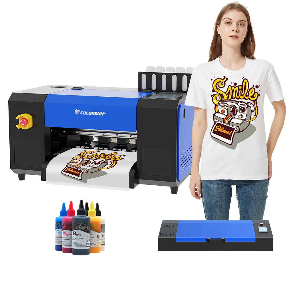 Inkjet Printers Dtf Printer A3 Printing Machine XP600 Clothes T-shirt 33 CM Film Heat Transfer Machine