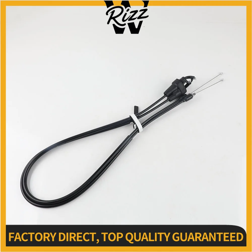 For KTM EXC SX XC XCW 125 150 250 300 EXC300 2024 2025 Motorcycle Two Throttle Cable Accelerator Pull Line Fuel Pipes Steel Wire