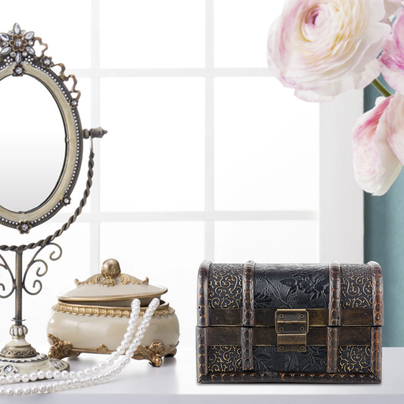 

30Pcs Wooden Box Hinges Mini Iron Durable Rustproof Heavy Duty Hinges for Jewelry Boxes Small Cabinets Gift Box Accessories