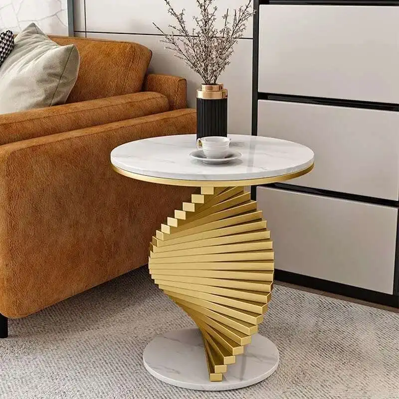 

Small Marble Side Table Bedroom Nordic Coffee Creative Advanced Table Minimalist Mesas De Centro Para Sala Nordic Furniture