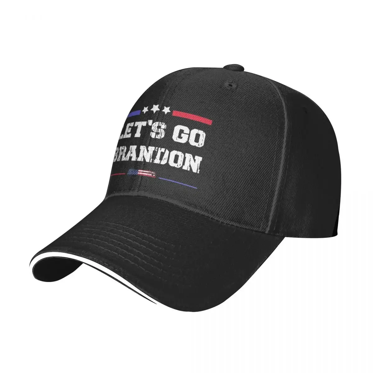 Lets Go Brandon Conservative Anti Liberal US Flag Baseball Cap Mountaineering Rave dad hat Women's Men's