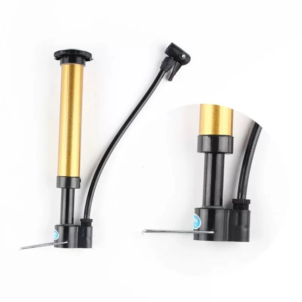 

Bike Pump Durable Iron Barrel Ergonomic Handles Bicycle Mini Inflator High Supply Non Scratch Sealed Rubber System