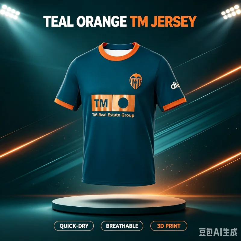 26-27 Neues Valencia Niche Fan Maßgeschneidertes Lässiges Sport-T-Shirt mit Schnelltrocknung und Atmungsaktivität, 3D-Druck, für Familie und Kinder – Detail 1