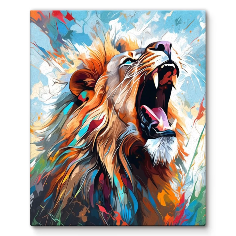 

SDOYUNO Paint By Numbers Animal Colors Art Supplies Picture Drawing Paintings On Number Canvases For Paint Paintings Wall Decor