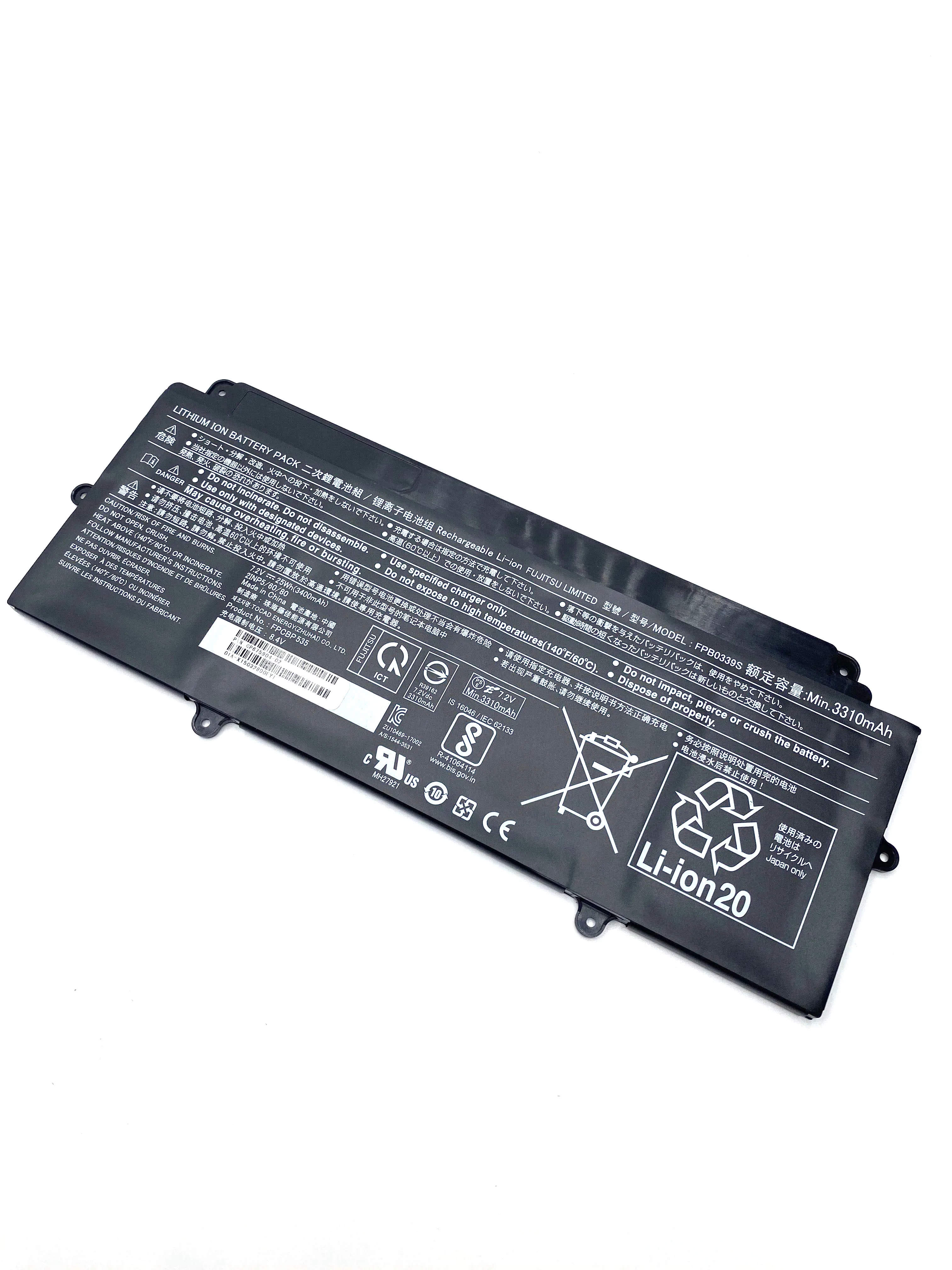 FPB0339S FPB0340S Laptop Battery For Fujitsu Lifebook U939X U9310X U9311X U937 U938 U939 CP737634-01 E548 FPCBP535 FPCBP536