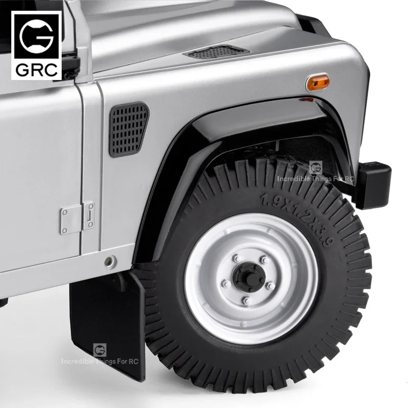 GRC 1.9 Inch Heavy & Old-fashioned Metal Wheel Rim #G01 For 1/10 RC Crawler TRX4 Defender SCX10 RC4WD D90 D110 #GAX0130CW/B/P