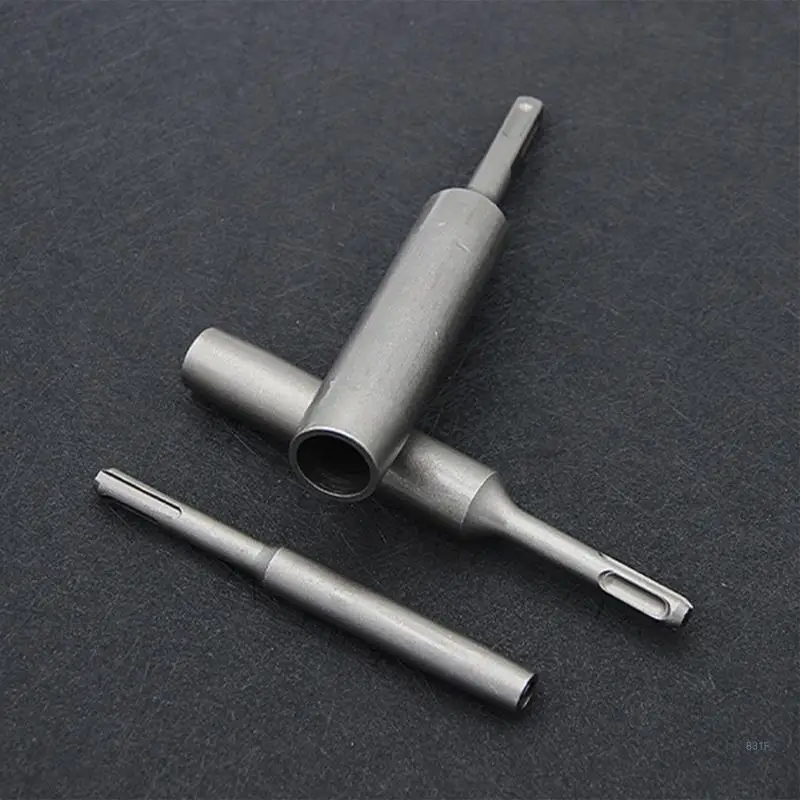 Ground Rod Driver Bit 13/14/15mm Earth Stake Rotate Hammers Drill Grounding Rod SDSPlus Shank Steel For Power Tool